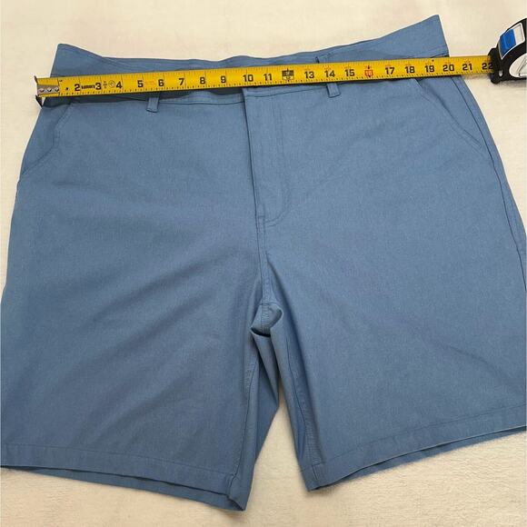 '32 Degrees Cool' Men's Stretch Performance Shorts Blue Size 38 - Picture 5 of 6